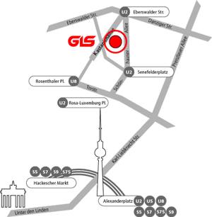 Lageplan GLS Lageplan GLS